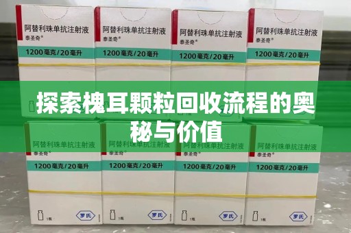 揭阳探索槐耳颗粒回收流程的奥秘与价值