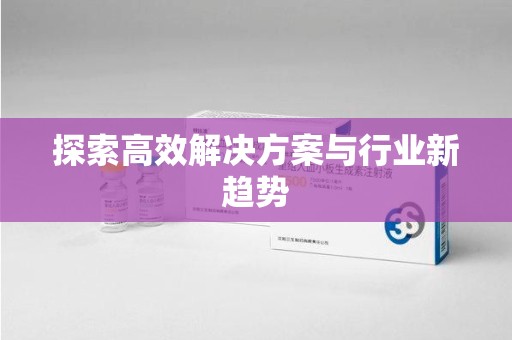 揭阳探索高效解决方案与行业新趋势
