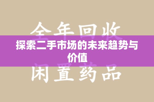揭阳探索二手市场的未来趋势与价值